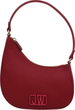 Jason Wu Smooth PU Shoulder Bag with Tonal 3D Logo