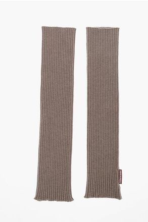 Dsquared2 Ribbed Wool Leg Warmers size One Size