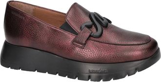 Wonders Schoenen, Dames, Rood, 38 EU, Leer, A-2694 Elvin Loafers