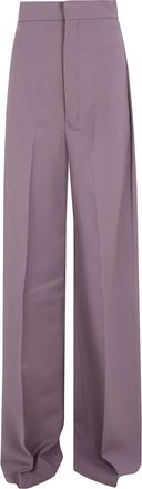 Rick Owens Trousers Wool Pink Dirt Cooper
