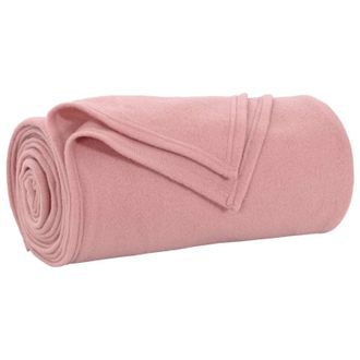 vidaXL Mantitas De Sof&aacute; 24 Pcs Rosa 170 X 130 Cm Lana Vidaxl