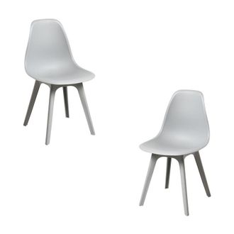 Regalos Miguel Regalos Miguel - Packs Sillas Comedor - Pack 2 Sillas Kelen Suprym - Gris Claro