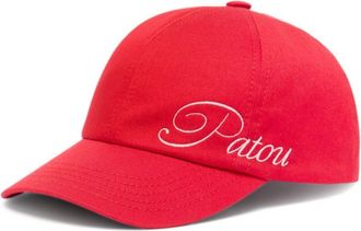Patou Cappello da baseball con ricamo - Rosso