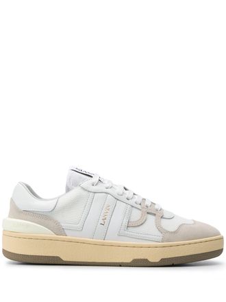 Lanvin White Tennis Low Top Clay Sneakers