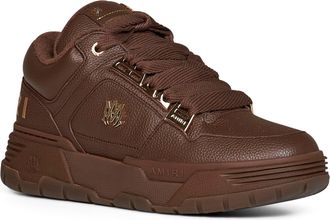 Amiri Mens Sneakers Ma-1 Brown Leather Trainers