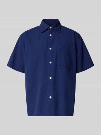 Selected Relaxed Fit Freizeithemd aus reiner Baumwolle Modell STUART in Marine, Gr&ouml;&szlig;e XXL