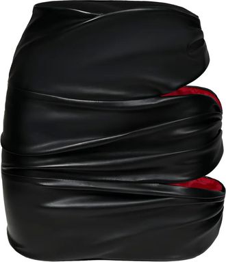 Lika Minigonna con cut-out - Nero