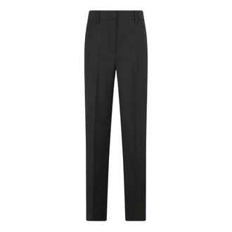 Max Mara Straight Trousers - female - Weekend Max Mara - Straight Trousers - Black - 2XS - Trousers