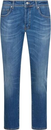 Liu Jo Slim-fit Jeans, male, Blue, Size: W33 Jeans Fred