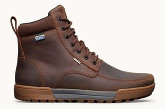 Lems Shoes Mens Boulder Summit Waterproof Boots In Rugged Bark