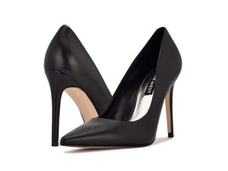 Nine West Fresh High Womens Heels Black Leather : 8.5 M