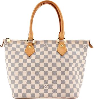 Louis Vuitton White Damier Saleya Pm (Authentic Pre-Loved)