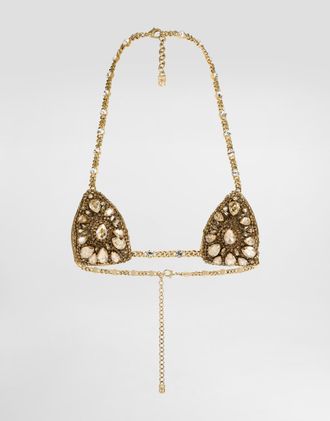 Dolce & Gabbana Reggiseno - Woman Bijoux Gold Metal Pz
