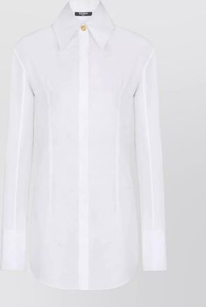 Balmain cotton long-sleeve shirt