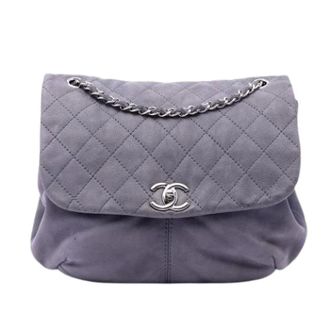 Chanel Pre-owned Trianon Schoudertas - Dames - Pre-owned - Grijs - Maat: ONE Size Leer