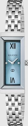Gucci G-Frame Watch, 14x34mm, Steel, Steel