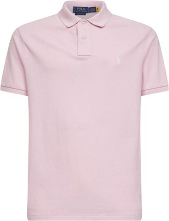 Polo Ralph Lauren Custom Slim-Fit Polo Shirt - Heren - Polos - Roze - 2XL - Katoen - Tops