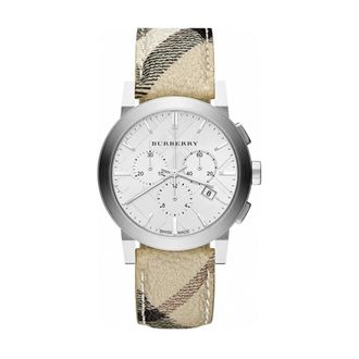Burberry Bu9360 Horloge - Heren - Accessoires - Grijs - Maat: ONE Size