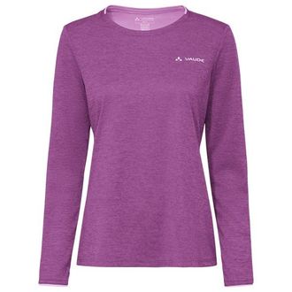 Vaude Essential L/S T-Shirt Funktionsshirt f&uuml;r Damen | lila