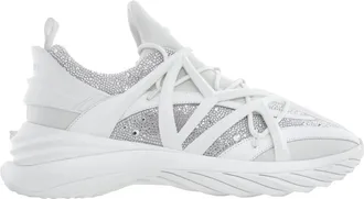Jimmy Choo London Cosmos/F Crystal Embellished Low-top Sneakers, Brand Size 45 ( US Size 12 )