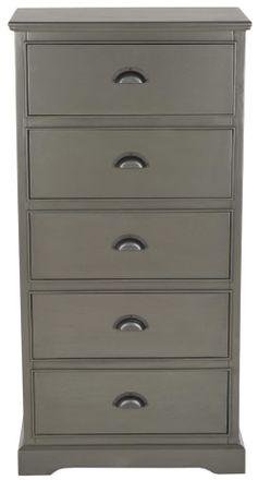 Safavieh Comodas de madera mixta gris