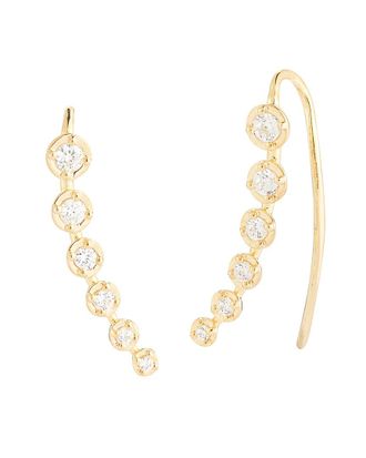 I.Reiss Company 14K 0.45 Ct. Tw. Diamond Climber Earrings