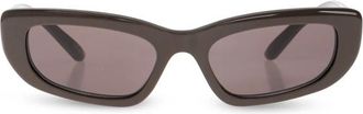 Balenciaga Gafas de sol rectangulares Palma - Accessories - unisex - Marr&oacute;n - ONE SIZE