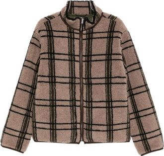 RANRA River Fleece Jacket - Heren - Jassen - Bruin - S - Wol - Jassen