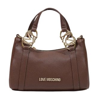 Love Moschino Dames, Tassen, Bruin, Maat: ONE Size Leer
