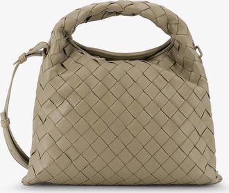Bottega Veneta Borsa a tracolla Mini Hop in pelle con motivo Intrecciato - BOTTEGA VENETA - gender_Woman