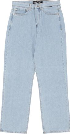 Iuter Lichtblauwe Losse Denim Broek - Heren - Regular Fit Jeans - Blauw - W34 - Denim - Jeans