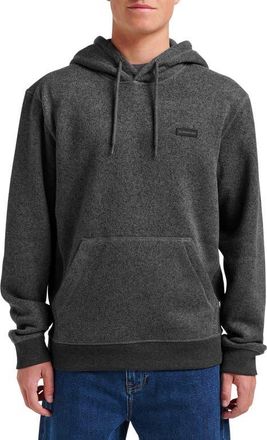Quiksilver Keller Hoodie in Black Heather at Nordstrom, Size Xx-Large