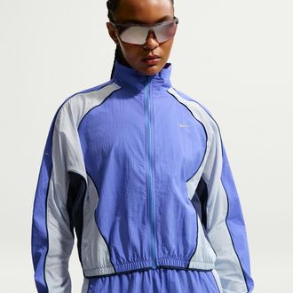 Nike Womens Swift Repel UV Protection Running Jacket in Blue | IM9480-570