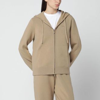 Burberry Beige zip sweatshirt in cashmere blend