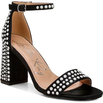 London Rag Klebba Ankle Strap Sandal in Black at Nordstrom Rack, Size 7