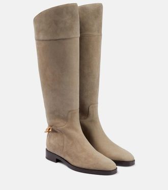 Jimmy Choo London Nell suede knee-high boots