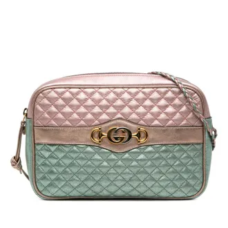 Gucci Pre-owned Gucci Laminated Nappa Trapuntata Crossbody Ladies 0C5SI8CXAQGOQ87V