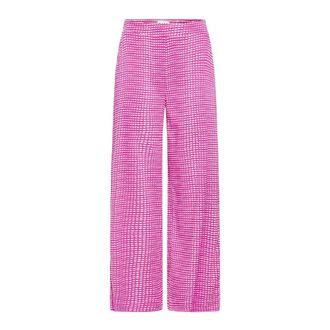Ichi Ichi - Wide Broeken - Dames - Broeken - Roze - Maat: M