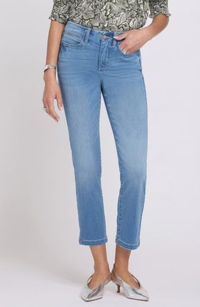 NYDJ Sheri Clean Waist Ankle Slim Straight Jeans in Vista Lakes at Nordstrom, Size 10