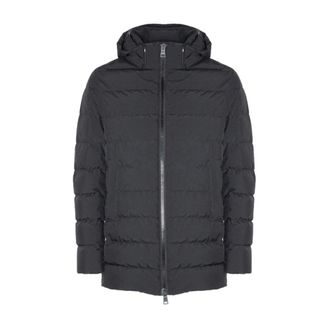 Herno Heren, Jassen, Zwart, Maat: XL Nylon