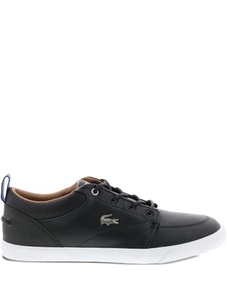 Lacoste Bayliss 119 perforated sneakers - men - Leather/Polyurethane/Polyurethane/Polyester/Rubber - 12 - Black