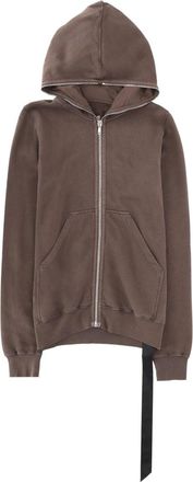 Rick Owens Black Gimp Faded Fabric Strap Hoodie