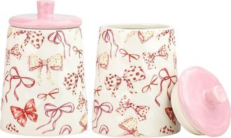 10 Strawberry Street Set Of 2 Bella Canisters