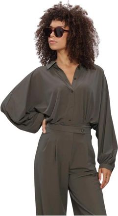 JapanTKY Dames Blouses Iwai - Dames - Blouses - Groen - L - Overhemden