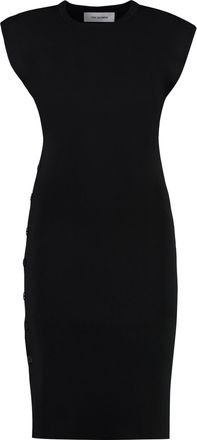Yves Salomon Ribbed Knit Dress
