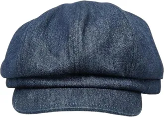 Prada Pre-owned Accessories, female, Blue, Size: ONE SIZE Pre-owned Vintage Cotton Hat