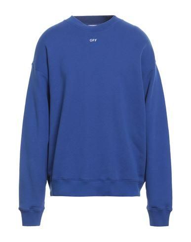 Off white sweatshirt blue clearance