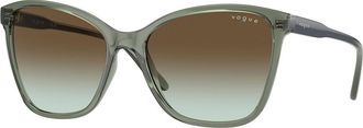 Vogue Eyewear VO5520S 3086E8 Womens Sunglasses Green Size 56