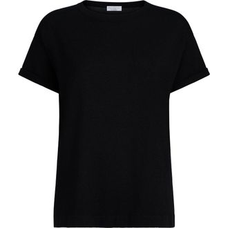 Brunello Cucinelli Cashmere and silk lightweight sweater in Black at Nordstrom, Size Xx-Small Eu