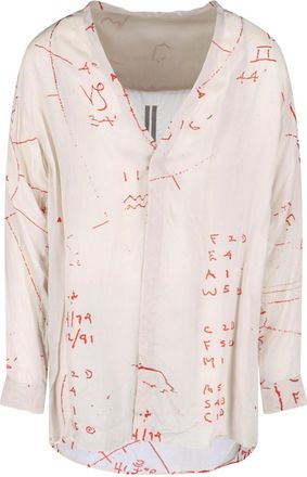 Rick Owens Camicia In Viscosa